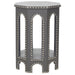 SAFAVIEH Collette Grey Studded Accent Table - 15.7" x 15.7" x 22" - 16Wx16Dx22H