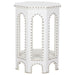 SAFAVIEH Collette Grey Studded Accent Table - 15.7" x 15.7" x 22" - 16Wx16Dx22H