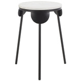 SAFAVIEH Cordie Round Accent Table - 12" W x 12" D x 19" H - 12Wx12Dx19H