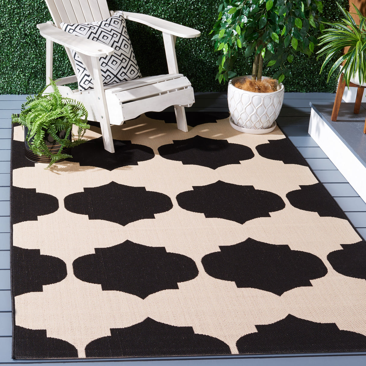 SAFAVIEH Courtyard Abeda Indoor/ Outdoor Waterproof Patio Backyard Rug