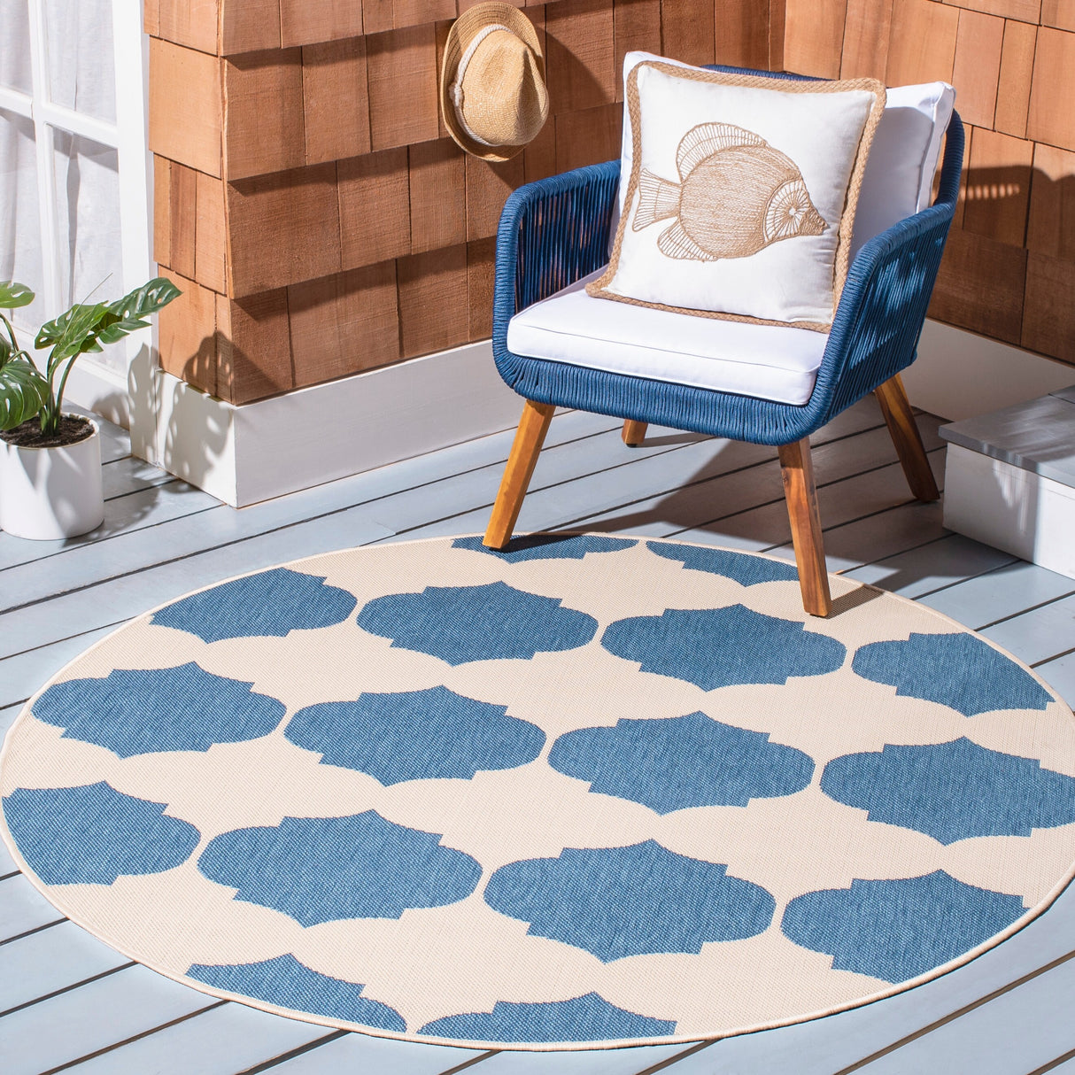 SAFAVIEH Courtyard Abeda Indoor/ Outdoor Waterproof Patio Backyard Rug