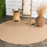 SAFAVIEH Courtyard Begajeta Indoor/Outdoor Waterproof Patio Backyard Rug.