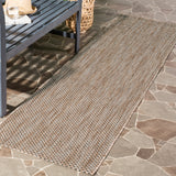 SAFAVIEH Courtyard Begajeta Indoor/Outdoor Waterproof Patio Backyard Rug.