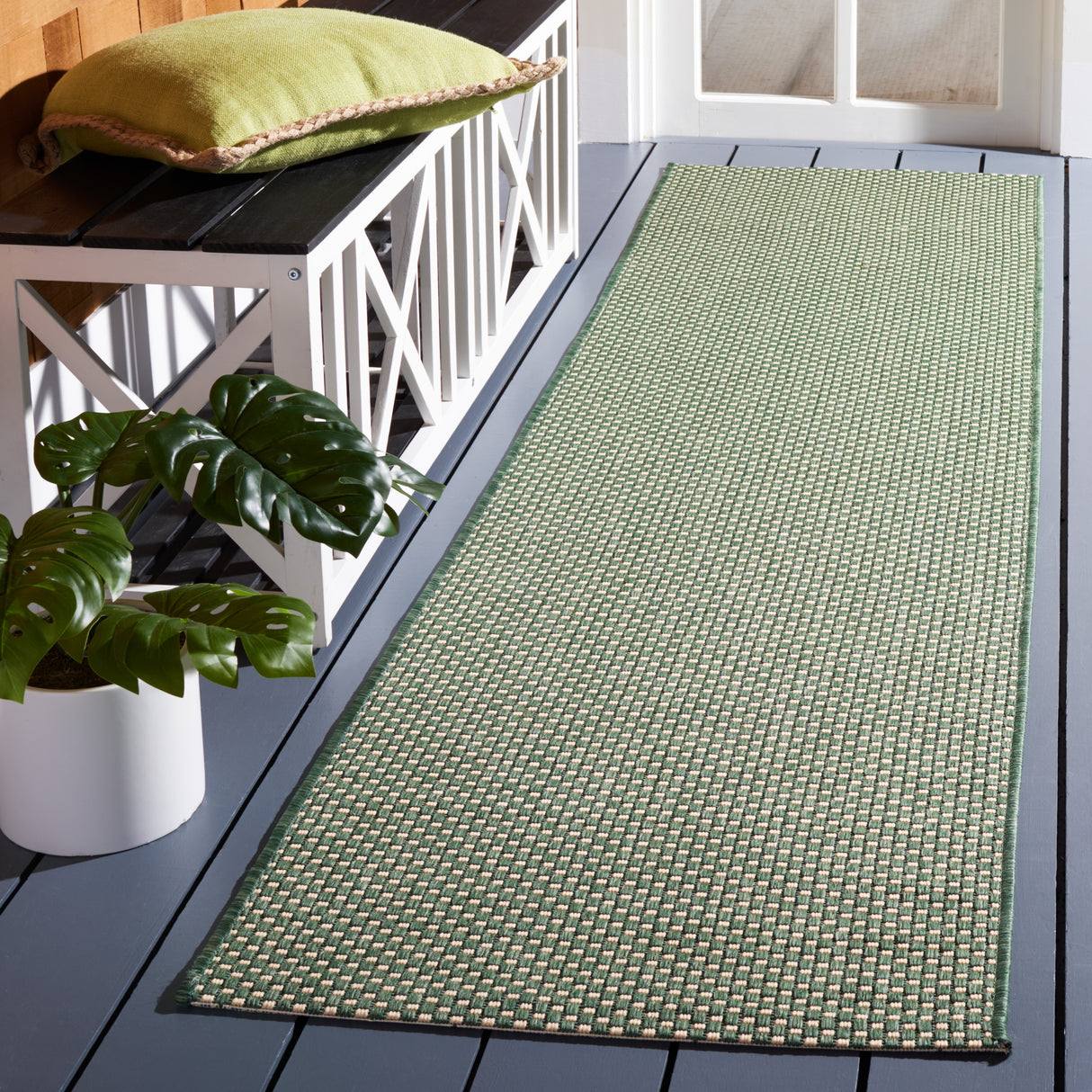 SAFAVIEH Courtyard Cilly Indoor/ Outdoor Waterproof Patio Backyard Rug