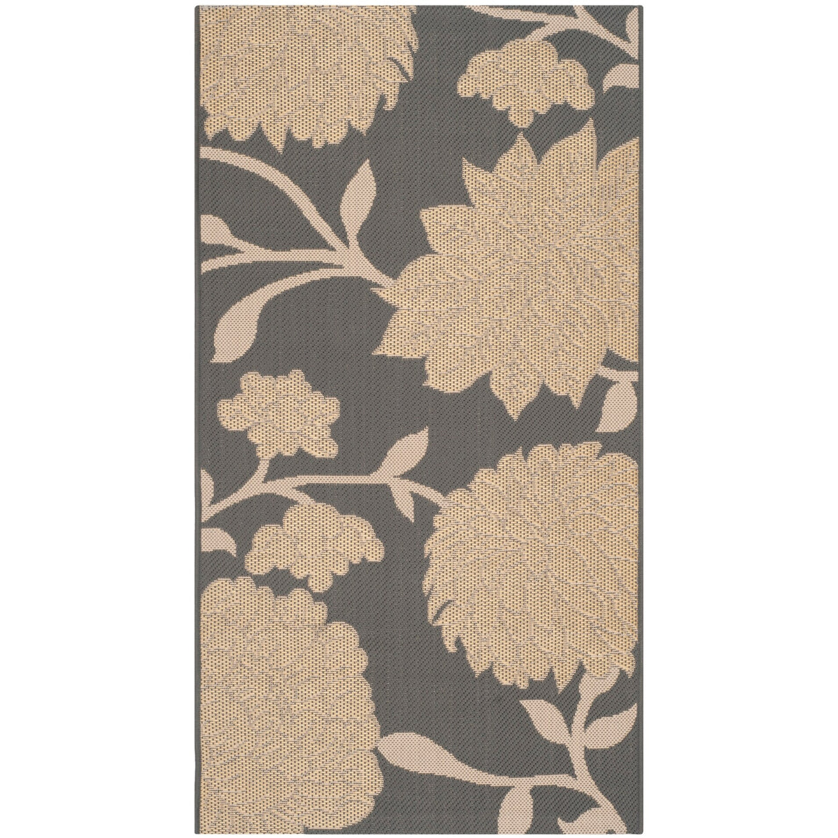 SAFAVIEH Courtyard Damaris Floral Indoor/ Outdoor Waterproof Patio Backyard Rug