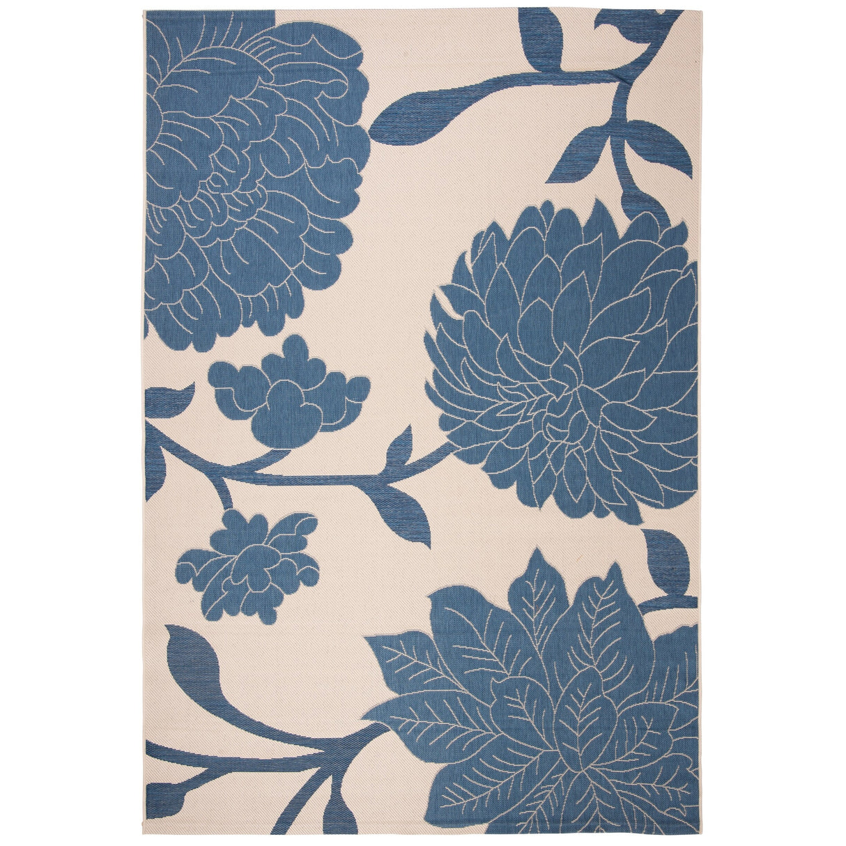 SAFAVIEH Courtyard Damaris Floral Indoor/ Outdoor Waterproof Patio Backyard Rug