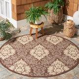 SAFAVIEH Courtyard Donara Boho Indoor/ Outdoor Waterproof Patio Backyard