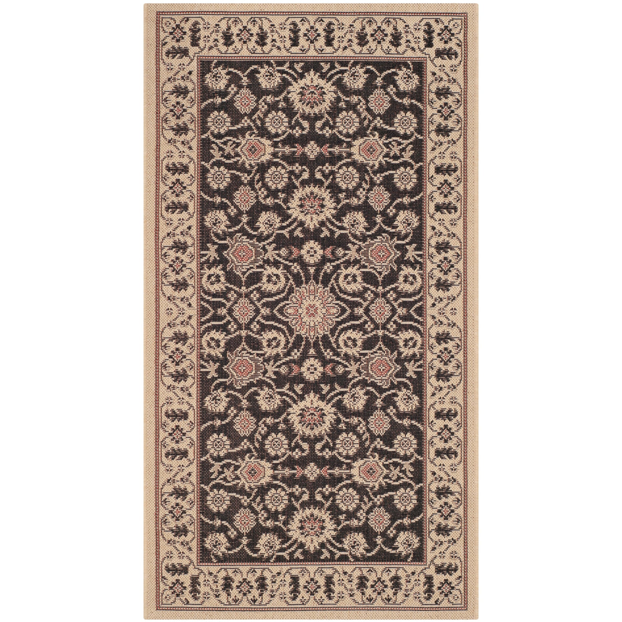 SAFAVIEH Courtyard Dyrfinna Indoor/ Outdoor Waterproof Patio Backyard Rug