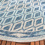 SAFAVIEH Courtyard Hannchen Indoor/ Outdoor Waterproof Patio Backyard Rug