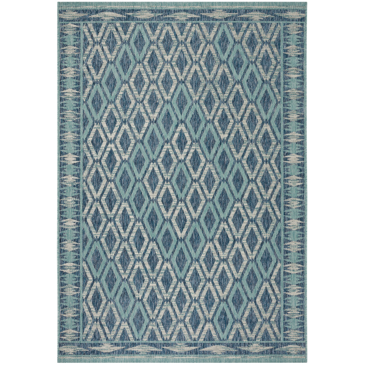 SAFAVIEH Courtyard Hannchen Indoor/ Outdoor Waterproof Patio Backyard Rug