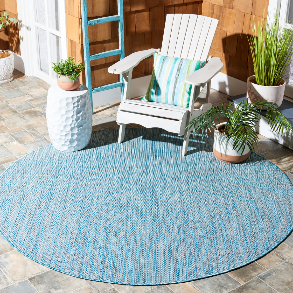 SAFAVIEH Courtyard Ilmur Indoor/ Outdoor Waterproof Patio Backyard Rug