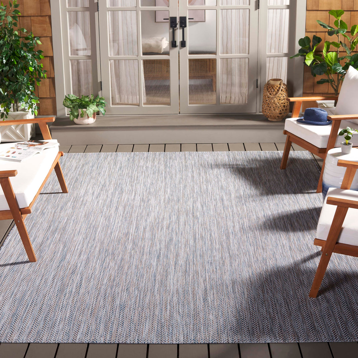 SAFAVIEH Courtyard Ilmur Indoor/ Outdoor Waterproof Patio Backyard Rug