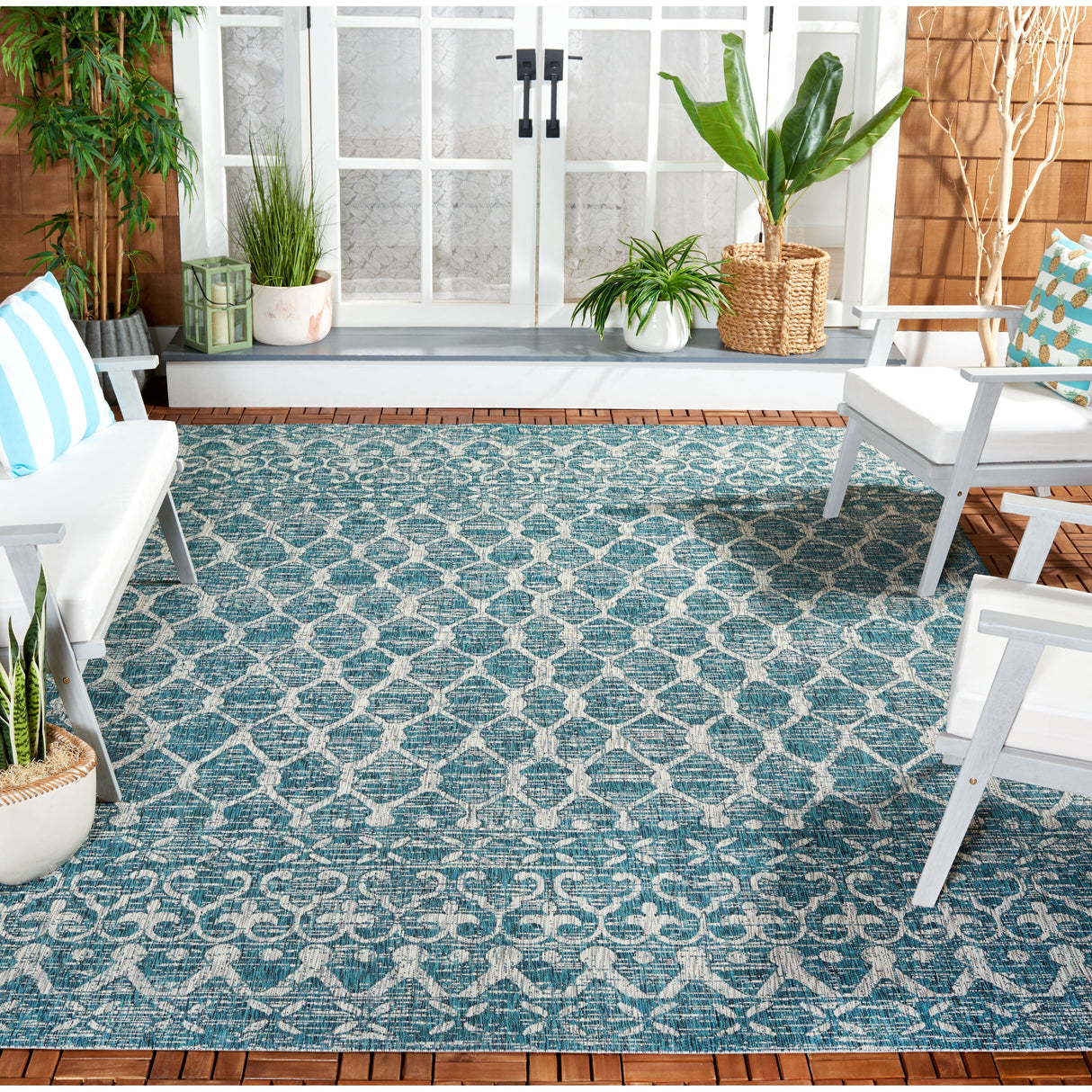 SAFAVIEH Courtyard Jancee Transitional Rug