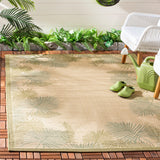 SAFAVIEH Courtyard Lawrie Indoor/ Outdoor Waterproof Patio Backyard Rug