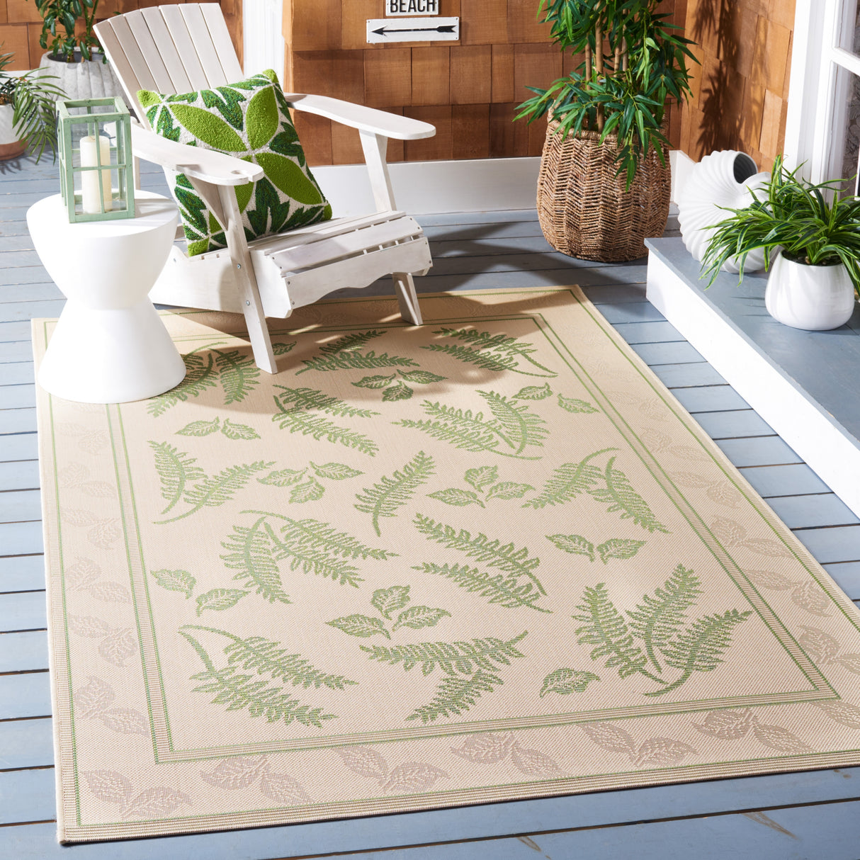 SAFAVIEH Courtyard Layal Indoor/ Outdoor Waterproof Patio Backyard Rug