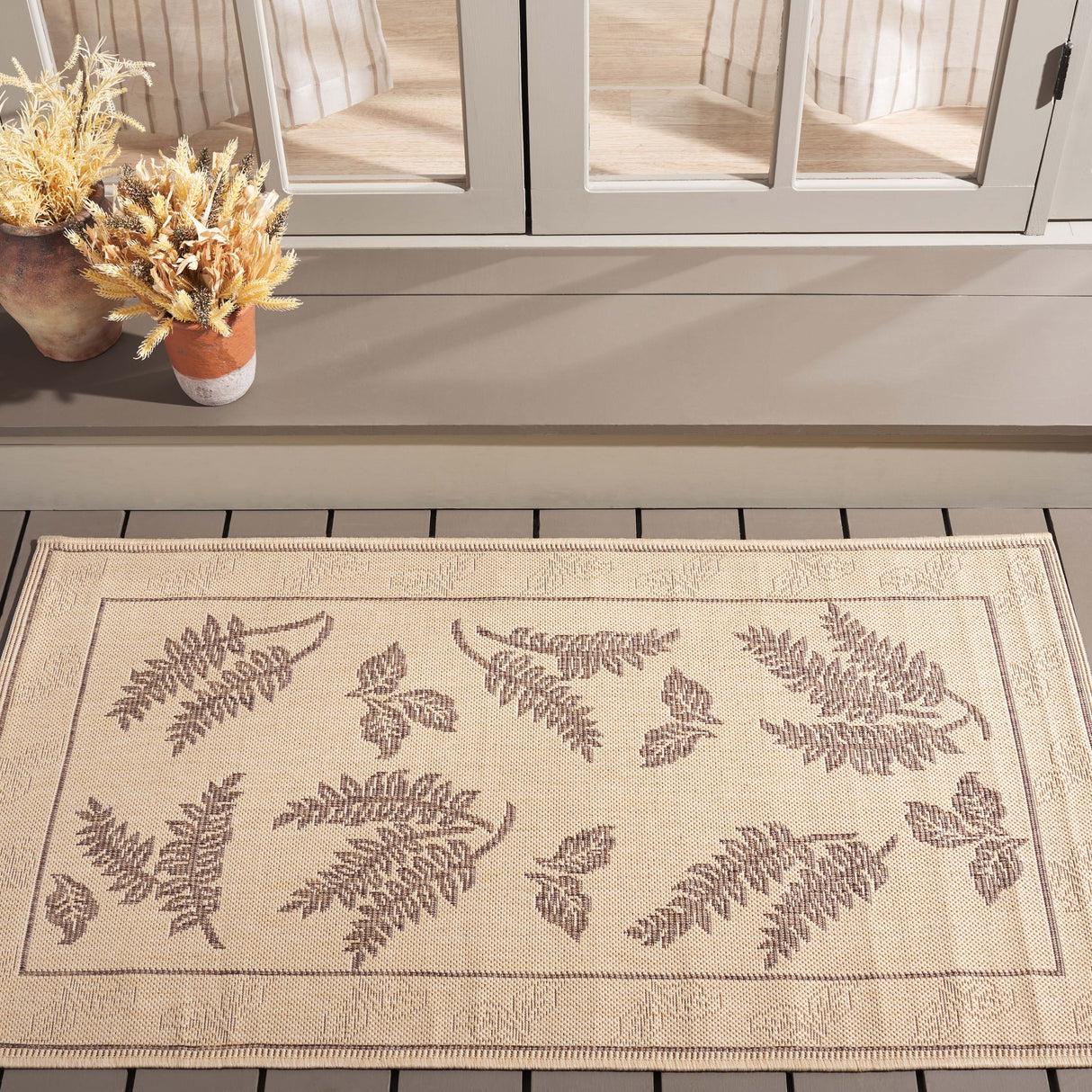 SAFAVIEH Courtyard Layal Indoor/ Outdoor Waterproof Patio Backyard Rug