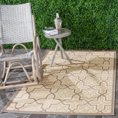 SAFAVIEH Courtyard Liisbet Indoor/ Outdoor Waterproof Patio Backyard Rug