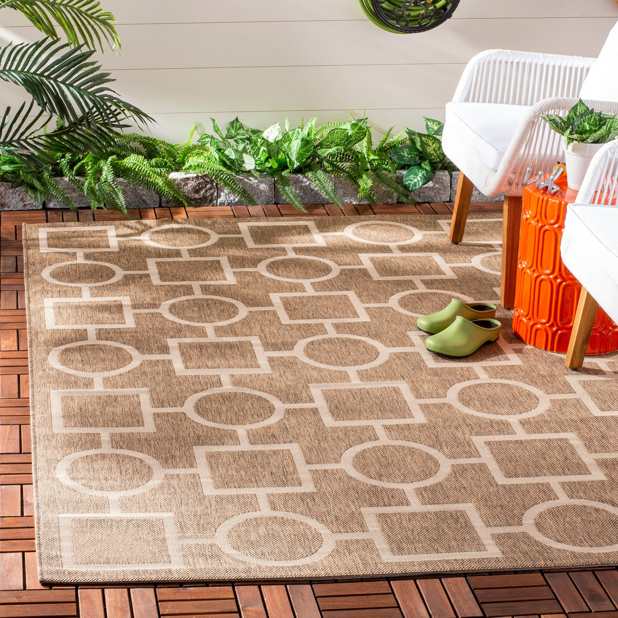 SAFAVIEH Courtyard Lilya Indoor/ Outdoor Waterproof Patio Backyard Rug