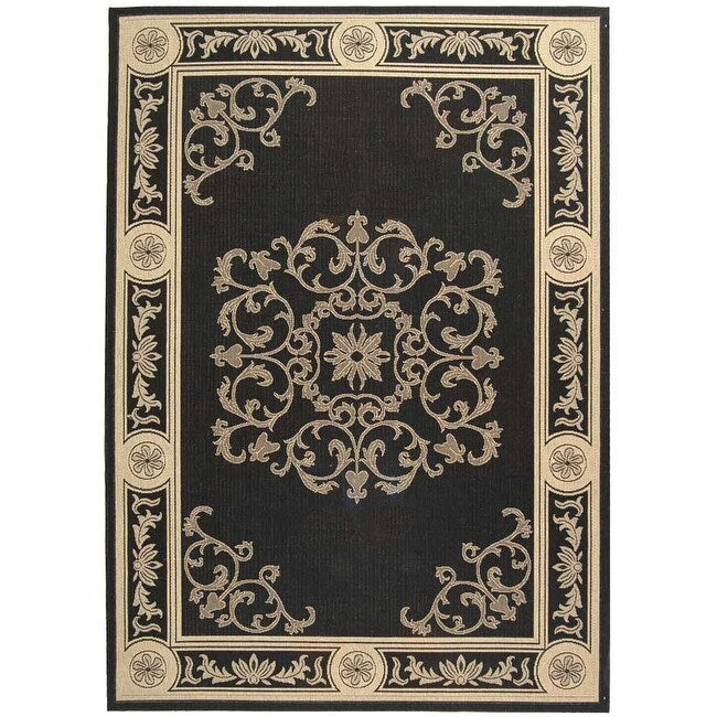 SAFAVIEH Courtyard Lineke Indoor/ Outdoor Waterproof Patio Backyard Rug