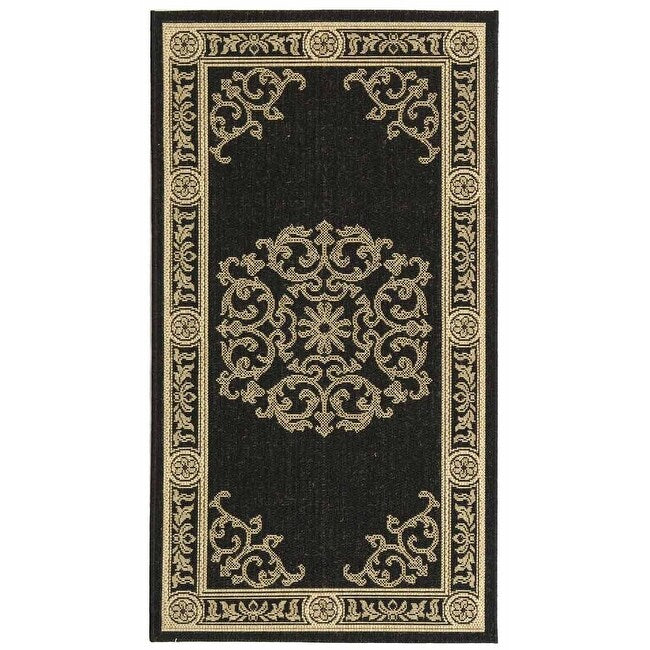 SAFAVIEH Courtyard Lineke Indoor/ Outdoor Waterproof Patio Backyard Rug