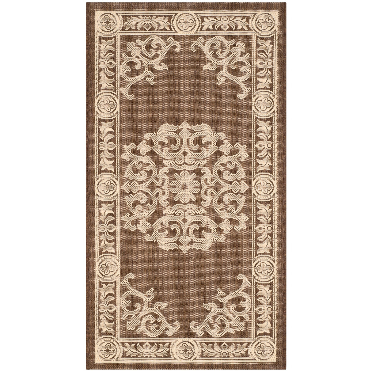 SAFAVIEH Courtyard Lineke Indoor/ Outdoor Waterproof Patio Backyard Rug