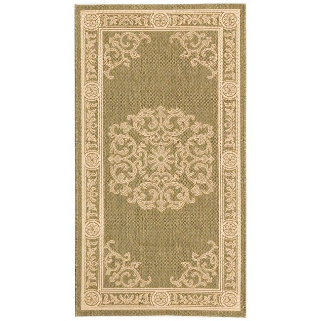 SAFAVIEH Courtyard Lineke Indoor/ Outdoor Waterproof Patio Backyard Rug