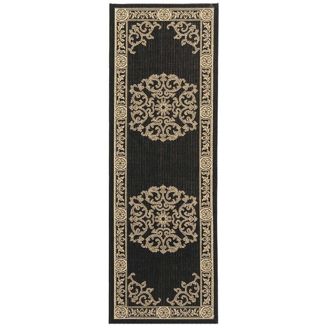 SAFAVIEH Courtyard Lineke Indoor/ Outdoor Waterproof Patio Backyard Rug