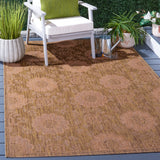 SAFAVIEH Courtyard Masaomi Indoor/ Outdoor Waterproof Patio Backyard Rug