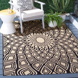 SAFAVIEH Courtyard Misako Indoor/ Outdoor Waterproof Patio Backyard Rug