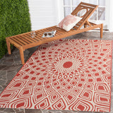 SAFAVIEH Courtyard Misako Indoor/ Outdoor Waterproof Patio Backyard Rug