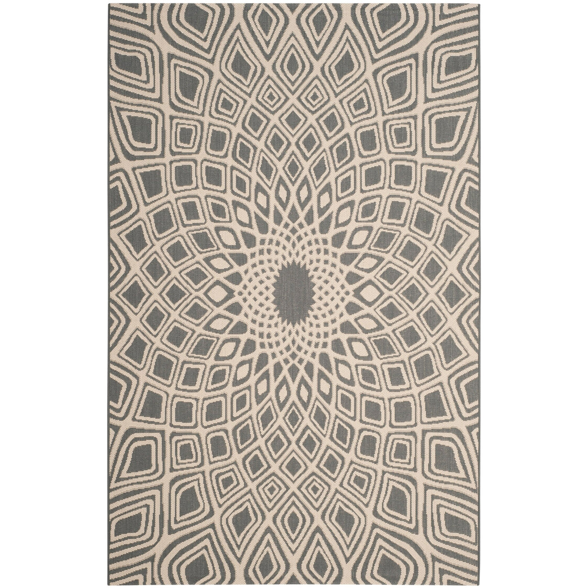 SAFAVIEH Courtyard Misako Indoor/ Outdoor Waterproof Patio Backyard Rug