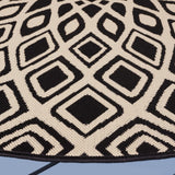 SAFAVIEH Courtyard Misako Indoor/ Outdoor Waterproof Patio Backyard Rug