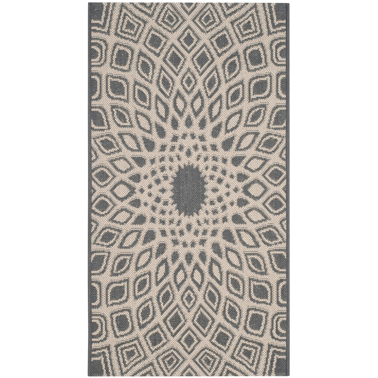 SAFAVIEH Courtyard Misako Indoor/ Outdoor Waterproof Patio Backyard Rug