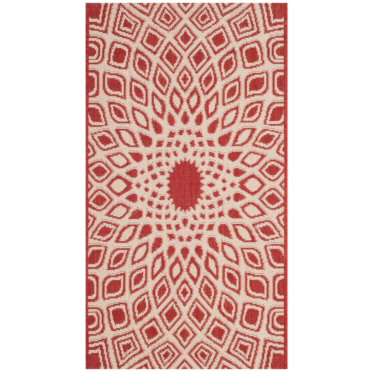 SAFAVIEH Courtyard Misako Indoor/ Outdoor Waterproof Patio Backyard Rug