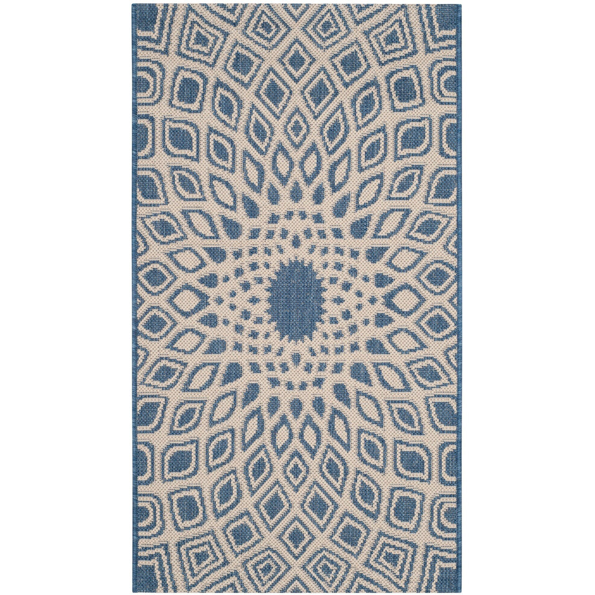 SAFAVIEH Courtyard Misako Indoor/ Outdoor Waterproof Patio Backyard Rug