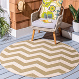 SAFAVIEH Courtyard Morganne Chevron Indoor/ Outdoor Waterproof Patio Backyard