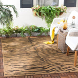 SAFAVIEH Courtyard Munawar Indoor/ Outdoor Waterproof Patio Backyard Rug