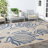 SAFAVIEH Courtyard Nasima Indoor/ Outdoor Patio Backyard Rug