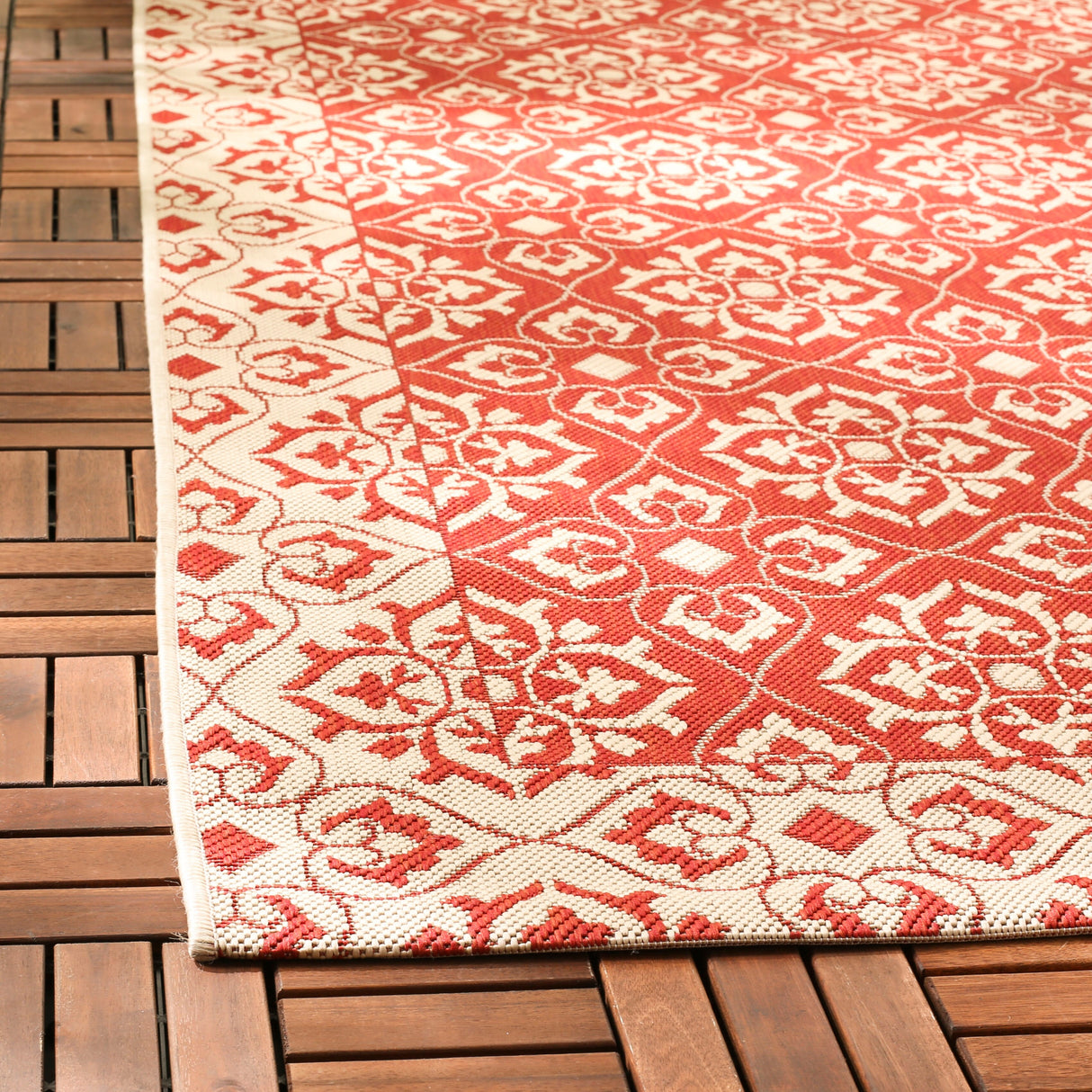 SAFAVIEH Courtyard Nejka Indoor/ Outdoor Waterproof Patio Backyard Rug