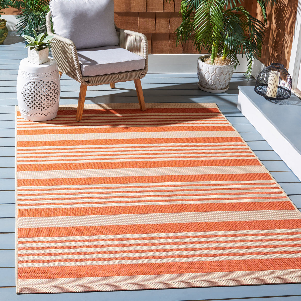 SAFAVIEH Courtyard Orsi Indoor/ Outdoor Waterproof Area Rug