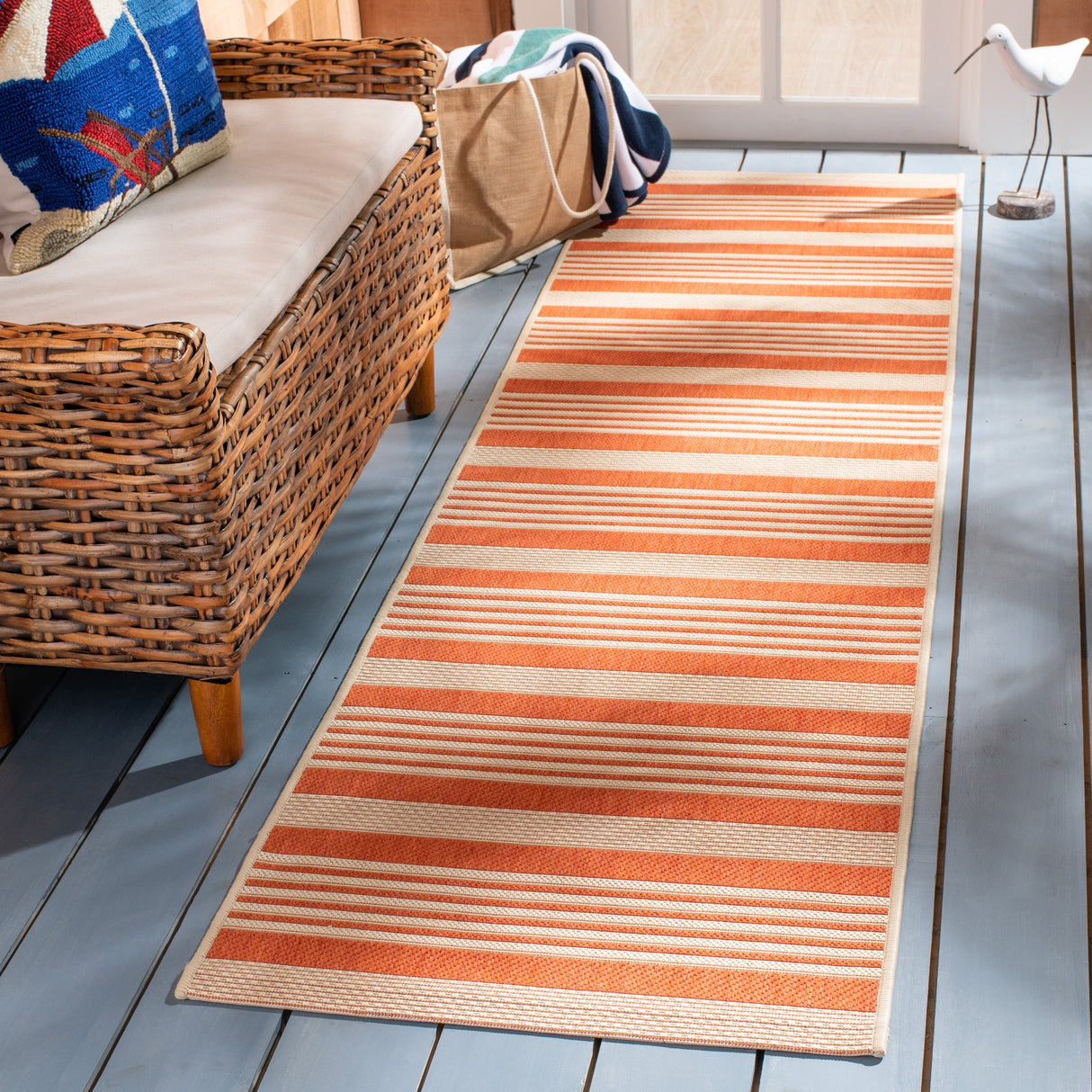 SAFAVIEH Courtyard Orsi Indoor/ Outdoor Waterproof Area Rug