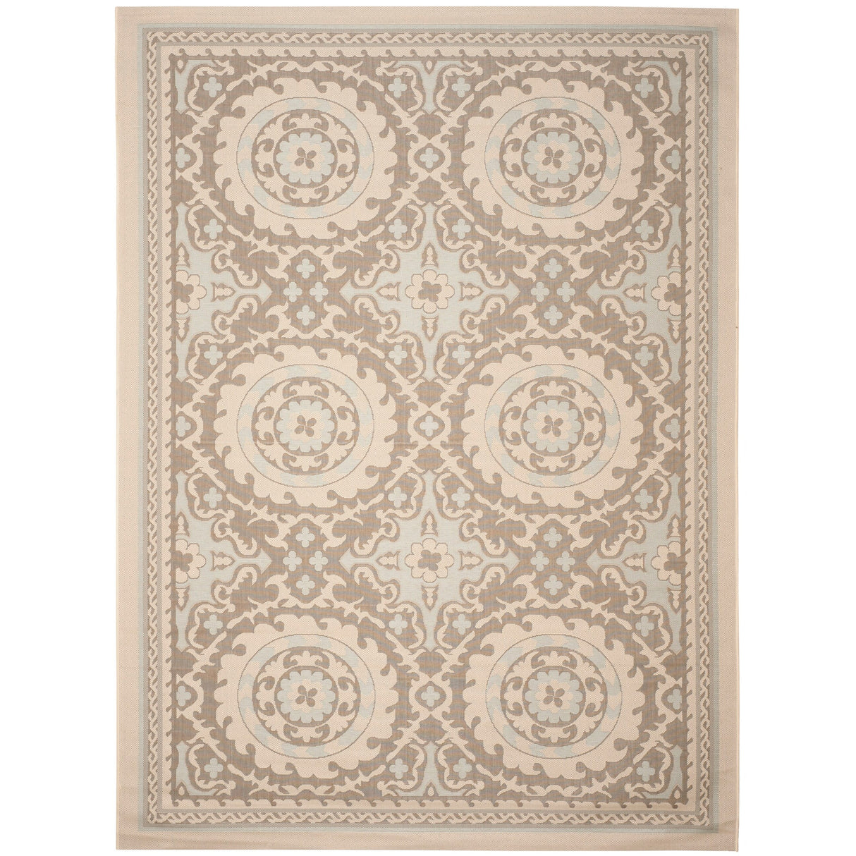 SAFAVIEH Courtyard Otilie Indoor/ Outdoor Waterproof Patio Backyard Rug