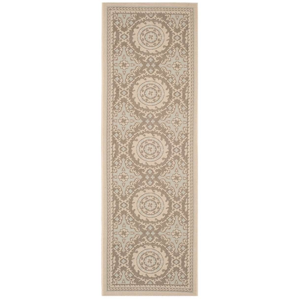 SAFAVIEH Courtyard Otilie Indoor/ Outdoor Waterproof Patio Backyard Rug