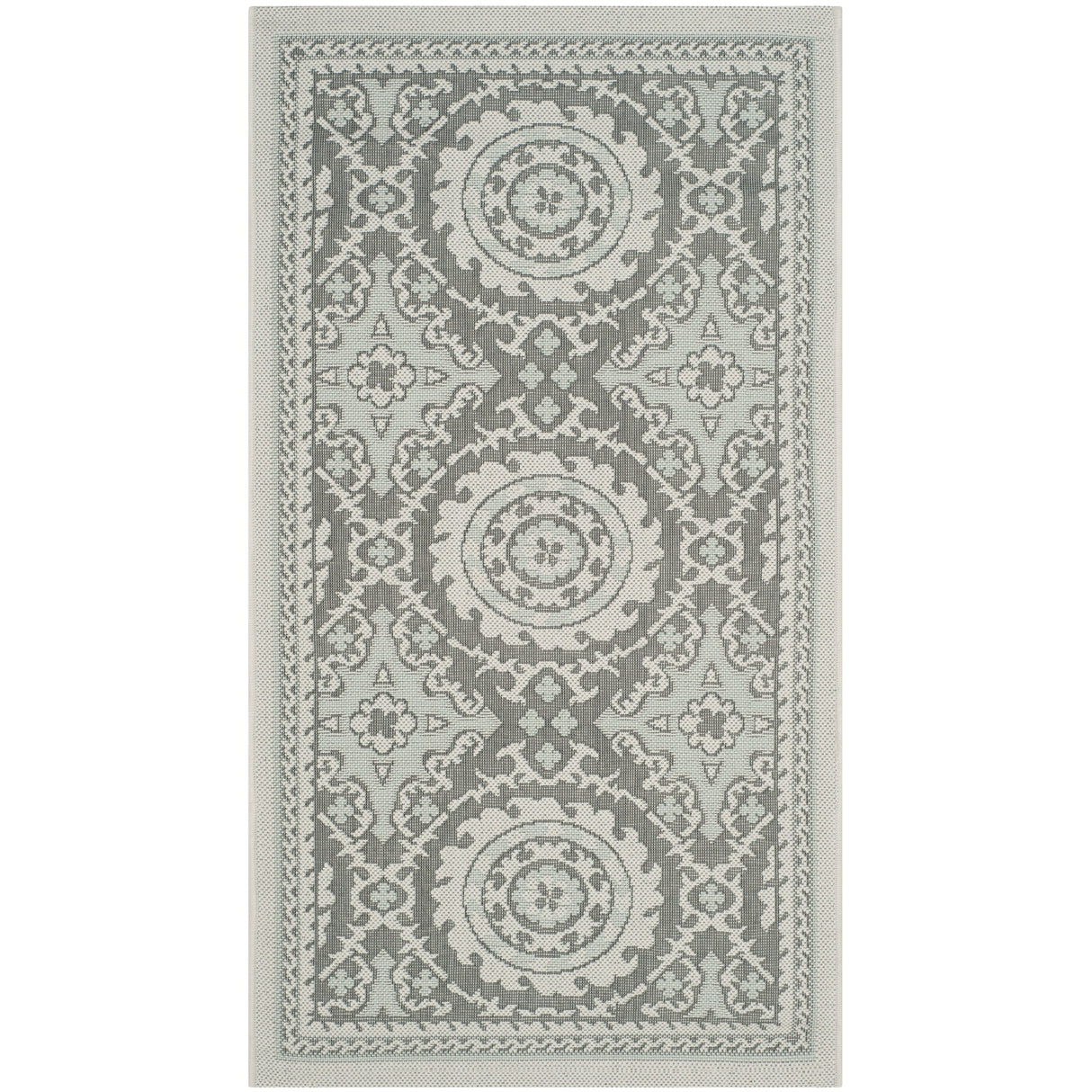 SAFAVIEH Courtyard Otilie Indoor/ Outdoor Waterproof Patio Backyard Rug