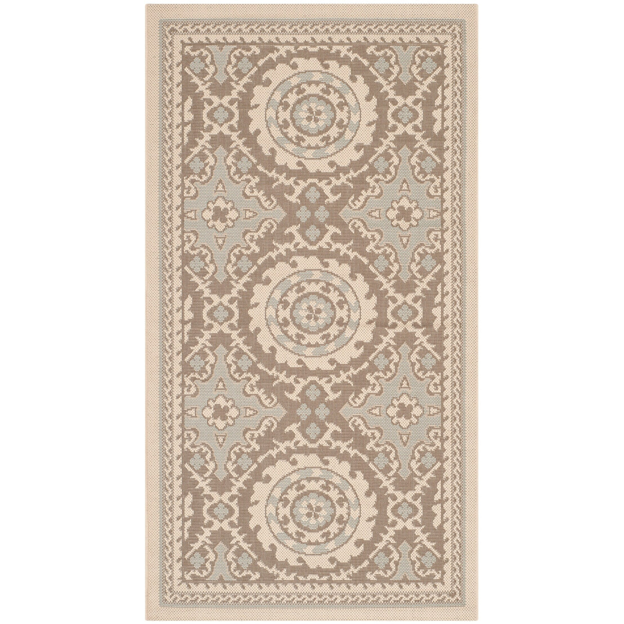 SAFAVIEH Courtyard Otilie Indoor/ Outdoor Waterproof Patio Backyard Rug