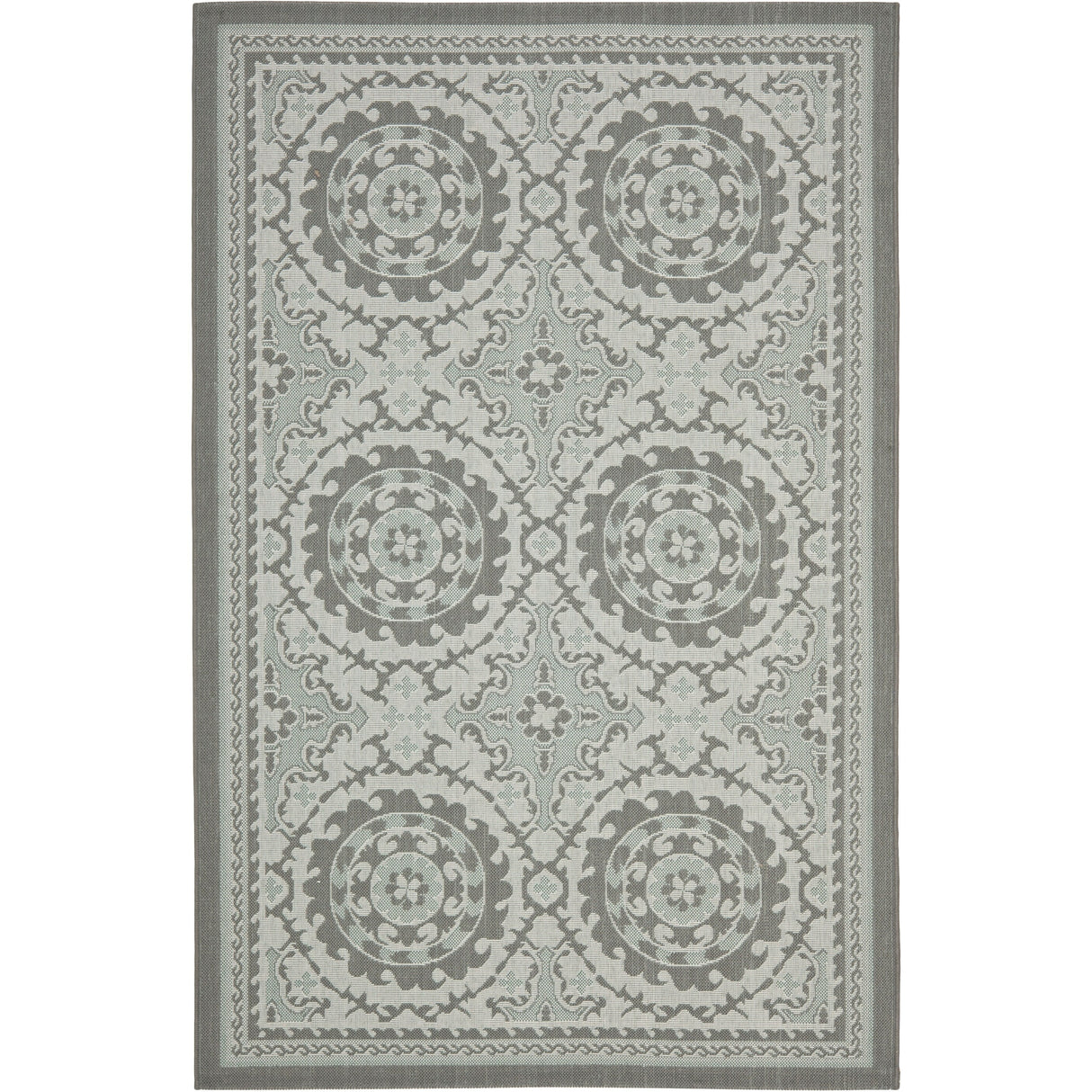 SAFAVIEH Courtyard Otilie Indoor/ Outdoor Waterproof Patio Backyard Rug