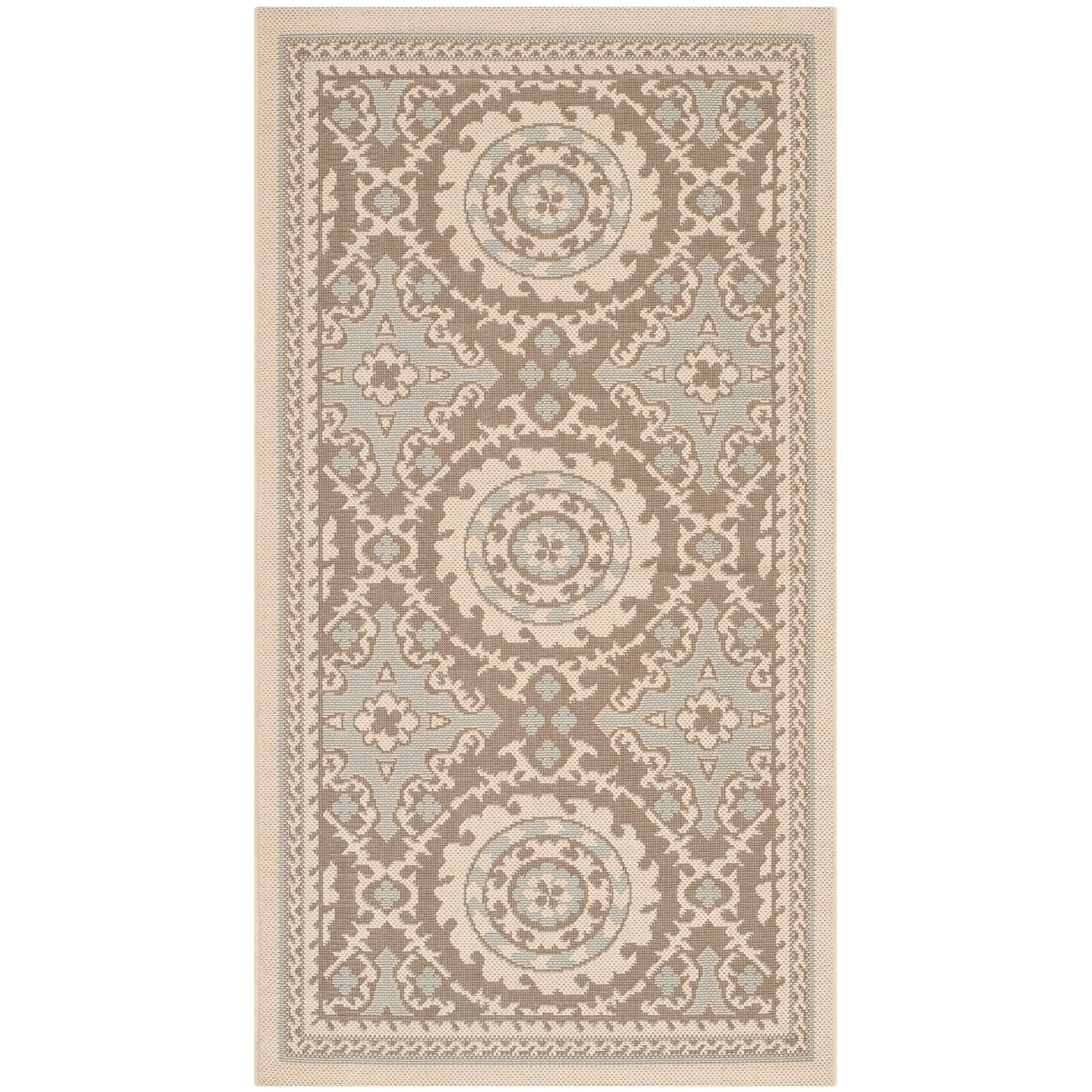 SAFAVIEH Courtyard Otilie Indoor/ Outdoor Waterproof Patio Backyard Rug