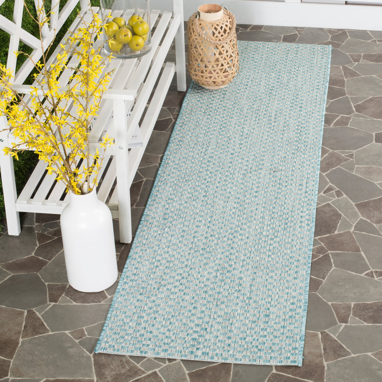 SAFAVIEH Courtyard Ragini Indoor/Outdoor Waterproof Patio Backyard Rug