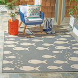 SAFAVIEH Courtyard Ragne Indoor/ Outdoor Waterproof Patio Backyard Rug