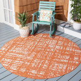 SAFAVIEH Courtyard Rufine Crosshatch Indoor/ Outdoor Waterproof Rug